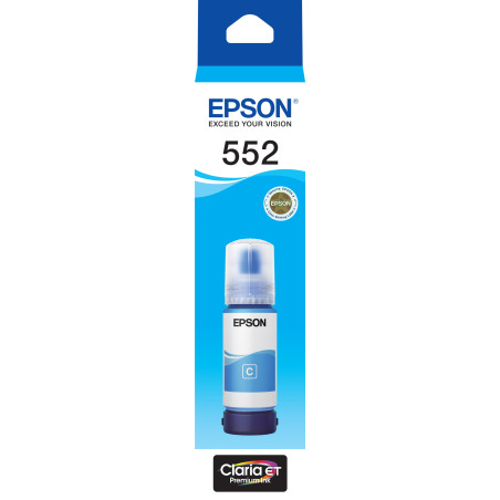EPSON T552 - CLARIA ECOTANK - CYAN FOR ET-8500 ET-8550