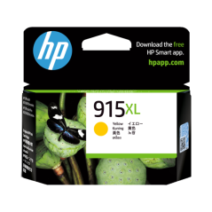 HP 915XL YELLOW ORIGINAL INK CARTRIDGE 825 PAGES