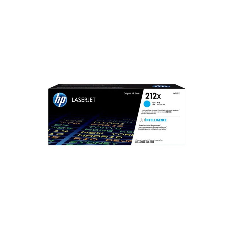 HP 212X HIGH YIELD CYAN ORIGINAL LASERJET TONER CARTRIDGE 10000 PAGE YIELD