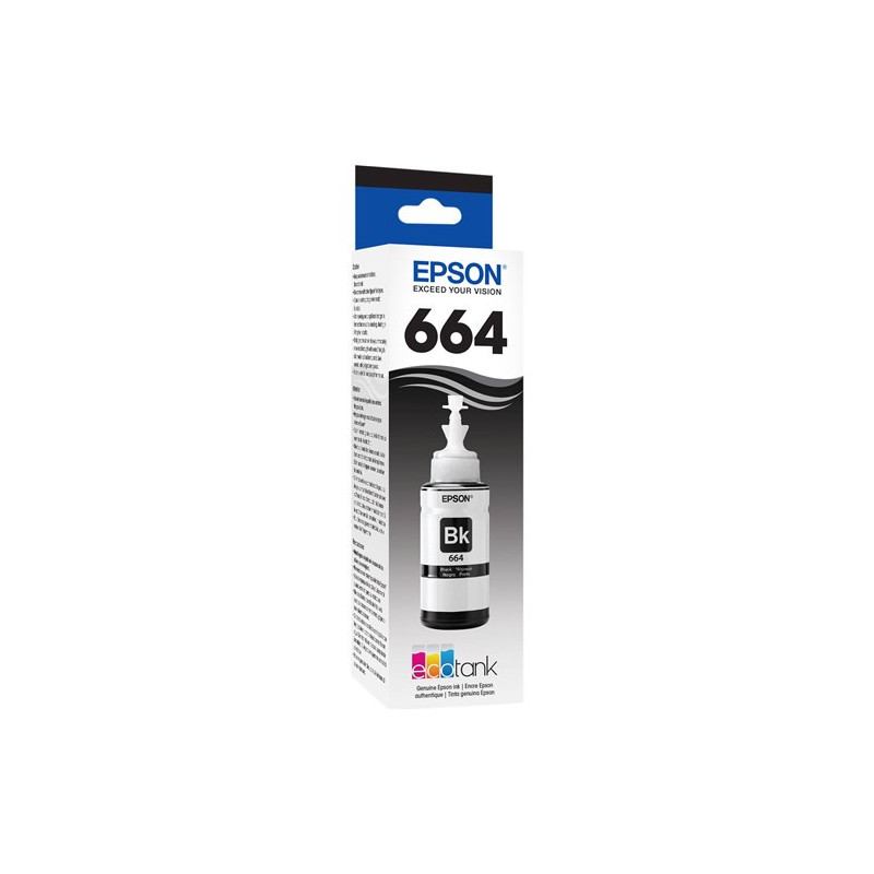 EPSON ECOTANK T664 BLACK INK BOTTLE
