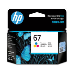 HP 67 TRI-COLOR ORIGINAL INK CARTRIDGE 100 PAGE YIELD