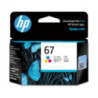 HP 67 TRI-COLOR ORIGINAL INK CARTRIDGE 100 PAGE YIELD
