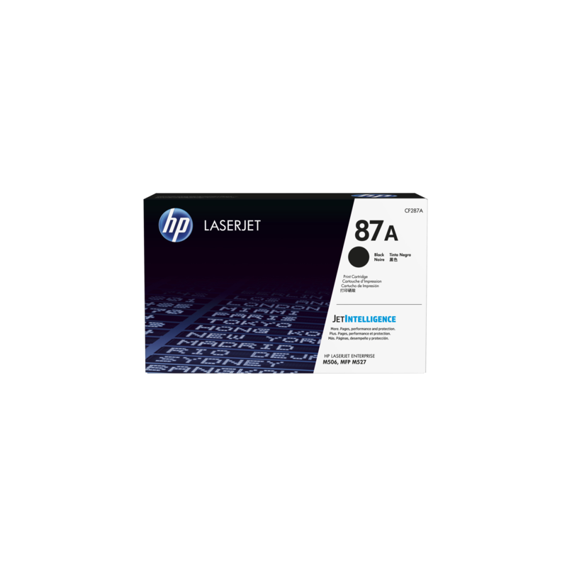 HP 87A BLACK LASERJET TONER CARTRIDGE 9K LJET ENT M506 /M527