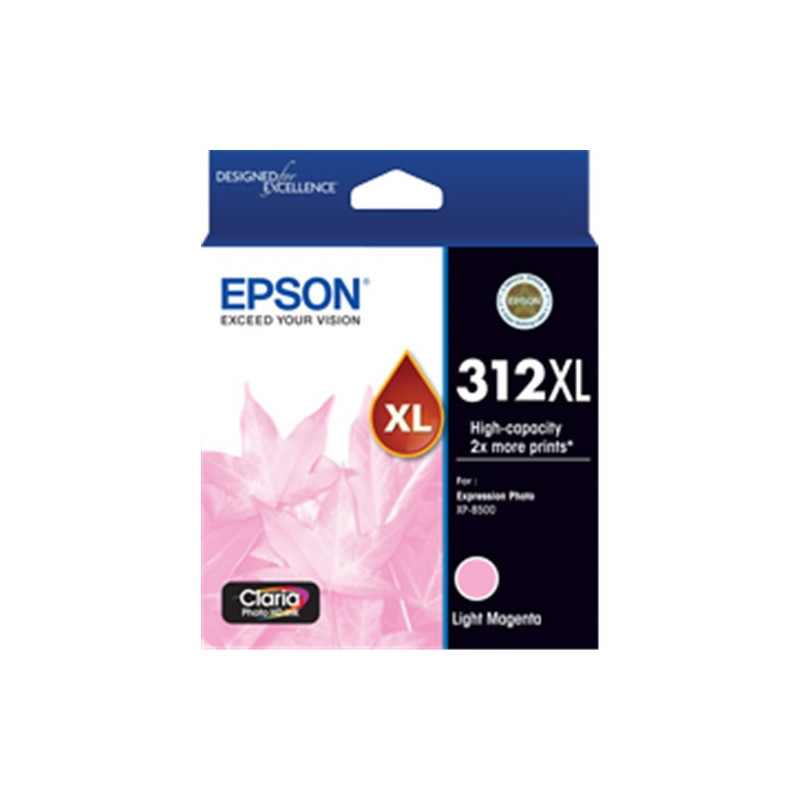 EPSON 312XL LIGHT MAGENTA INK CLARIA PHOTO HD XP-8500