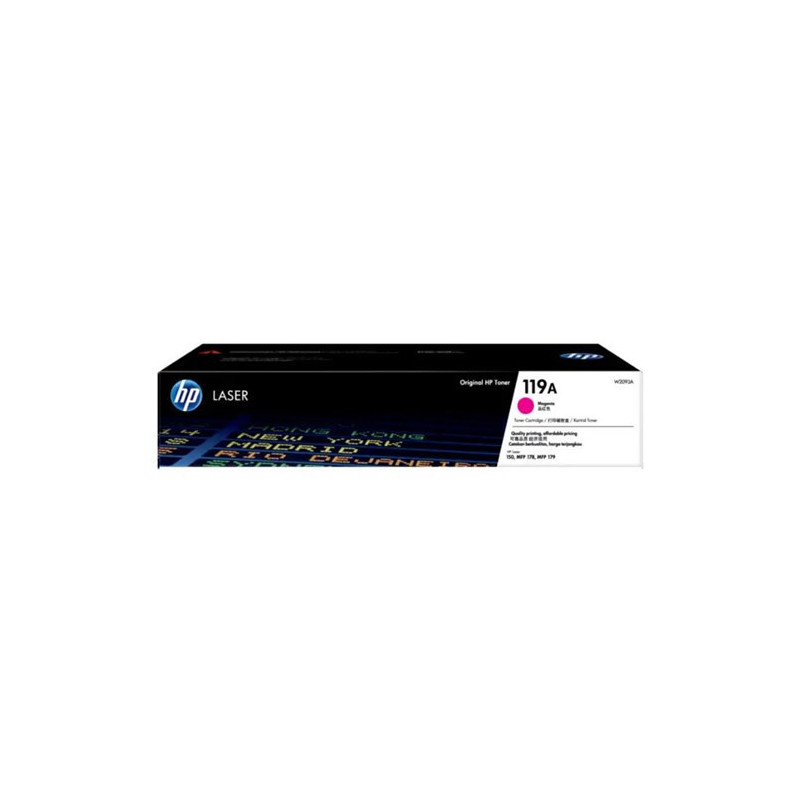 HP 119A MAGENTA ORIGINAL LASER TONER 700 PAGES COLOR LASER 150NW 178NW 179FNW 179FWG