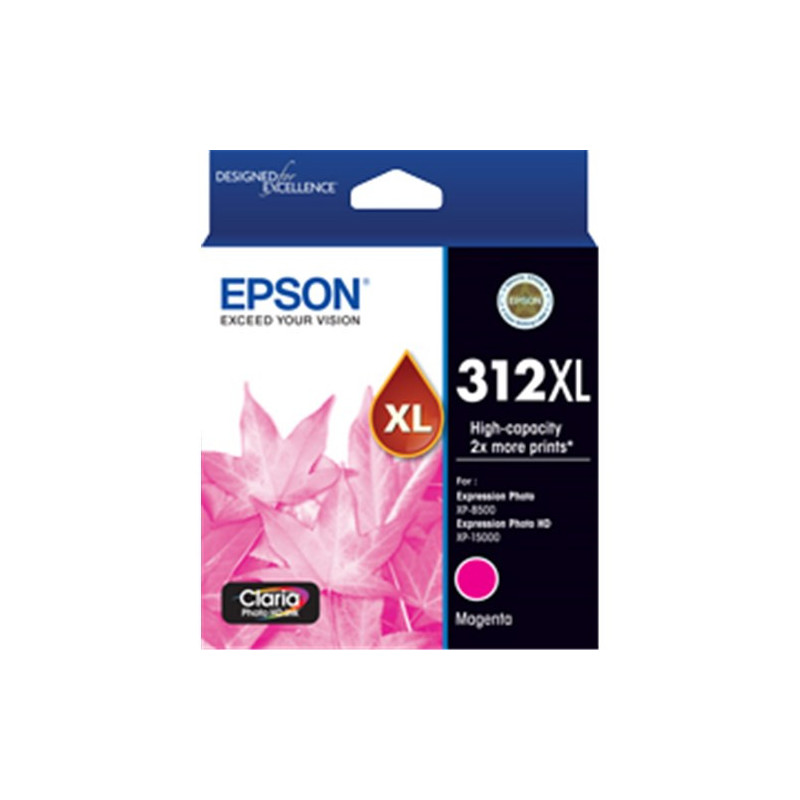 EPSON 312XL MAGENTA INK CLARIA PHOTO HD XP-8500 / XP-15000
