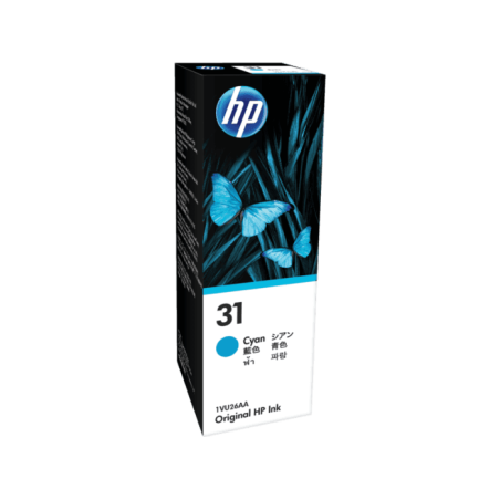 HP 31 70ML 8000 PAGES CYAN INK BOTTLE FOR HP SMART TANK 455