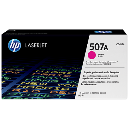 HP 507A MAGENTA TONER 6000 PAGE YIELD FOR M551