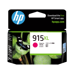 HP 915XL MAGENTA ORIGINAL INK CARTRIDGE 825 PAGES