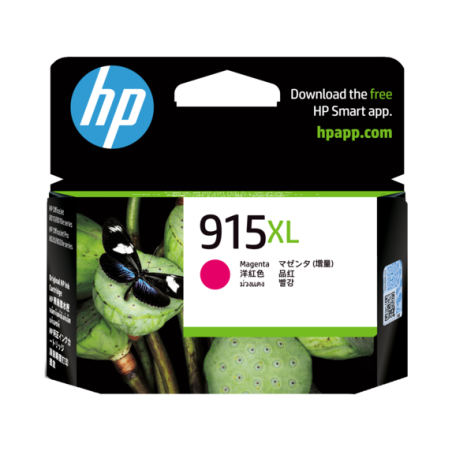 HP 915XL MAGENTA ORIGINAL INK CARTRIDGE 825 PAGES