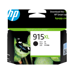 HP 915XL BLACK ORIGINAL INK CARTRIDGE 825 PAGES