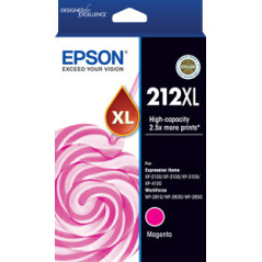 EPSON 212XL MAGENTA INK FOR XP-4100 XP-3105 XP-3100 XP- 2100 WF-2850 WF-2830 WF-2810
