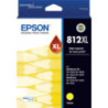 812XL HI CAP DURABRITE ULTRA YELLOW INK SUITS WF-3820 3825 4830 4835 7830 7840 7845