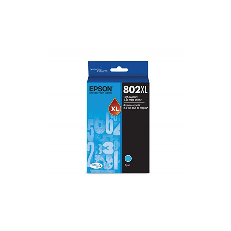 EPSON 802XL CYAN INK DURABRITE FOR WF-4720 WF-4740 WF-4745