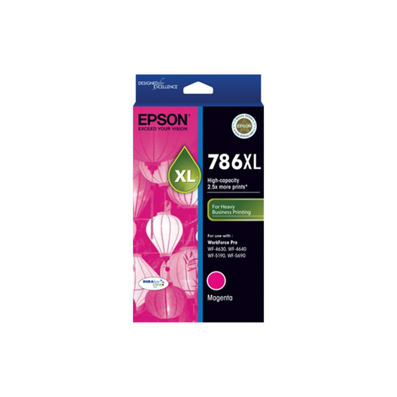 EPSON 786XL MAGENTA INK CART FOR WORKFORCE PRO WF-4640 WF-4630