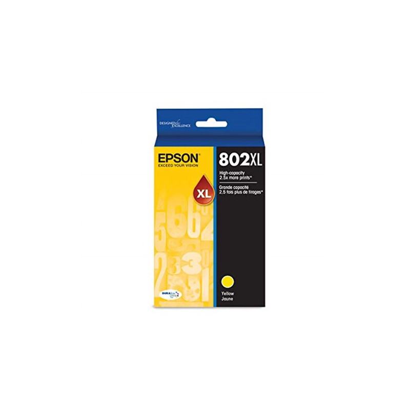 EPSON 802XL YELLOW INK DURABRITE FOR WF-4720 WF-4740 WF-4745