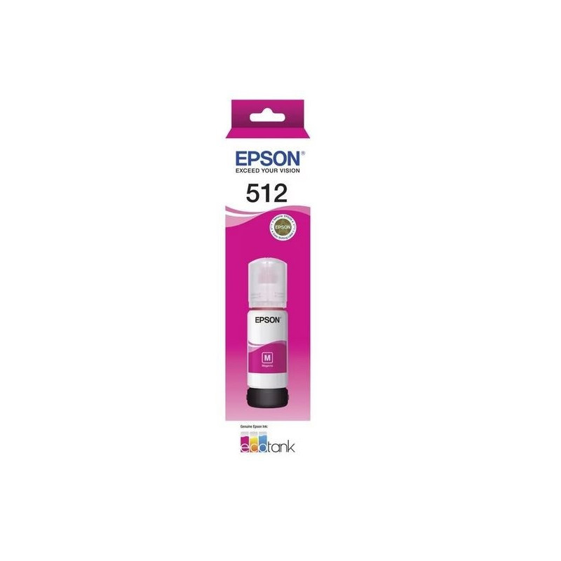 EPSON ECOTANK T512 MAGENTA INK BOTTLE ECOTANK ET-7700 ET-7750