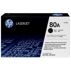 HP 80A BLACK TONER 2700 PAGE YIELD FOR M401