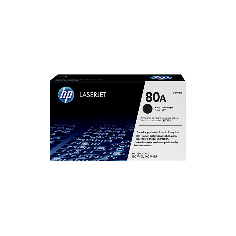 HP 80A BLACK TONER 2700 PAGE YIELD FOR M401
