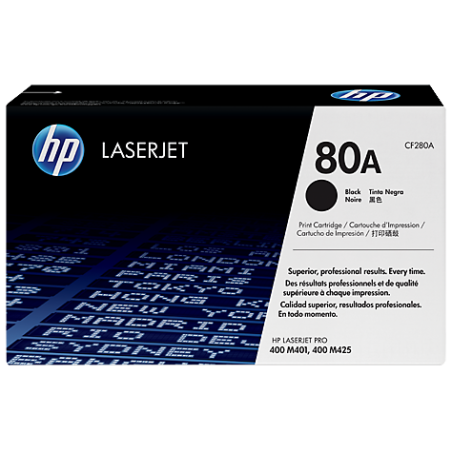HP 80A BLACK TONER 2700 PAGE YIELD FOR M401