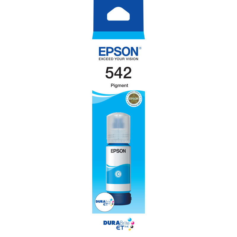 EPSON T542 DURABRITE ECOTANK CYAN INK ET-5150 ET-5170 ET-5800 ET-16600