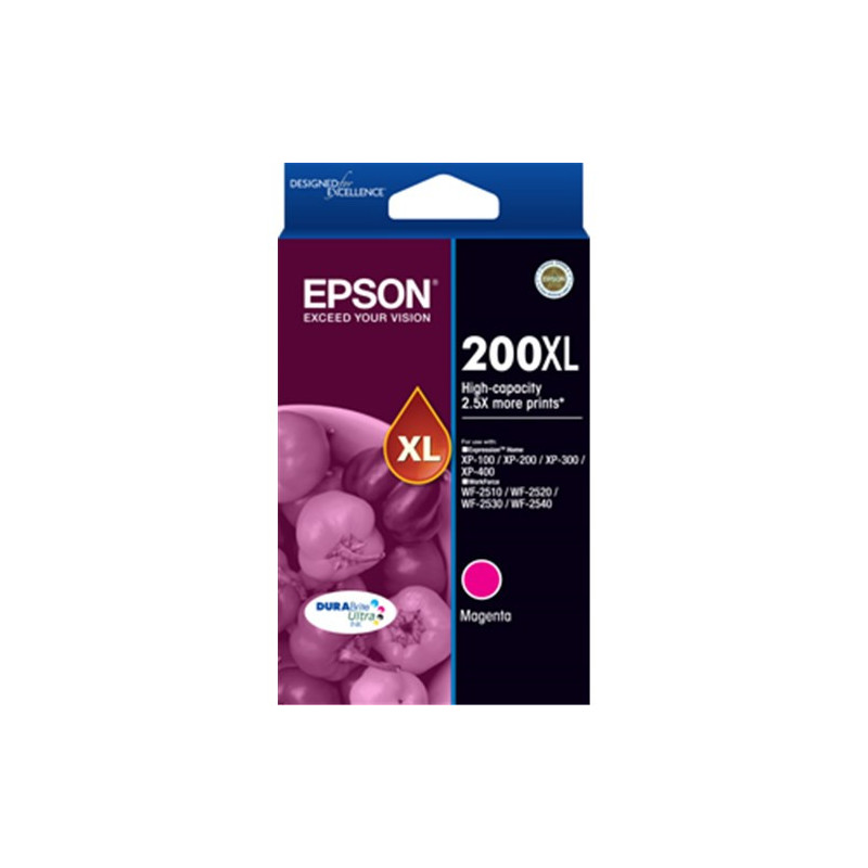 200XL HIGH CAPACITY DURABRITE ULTRA MAGENTA INK CARTRIDGE XP-200 300 400