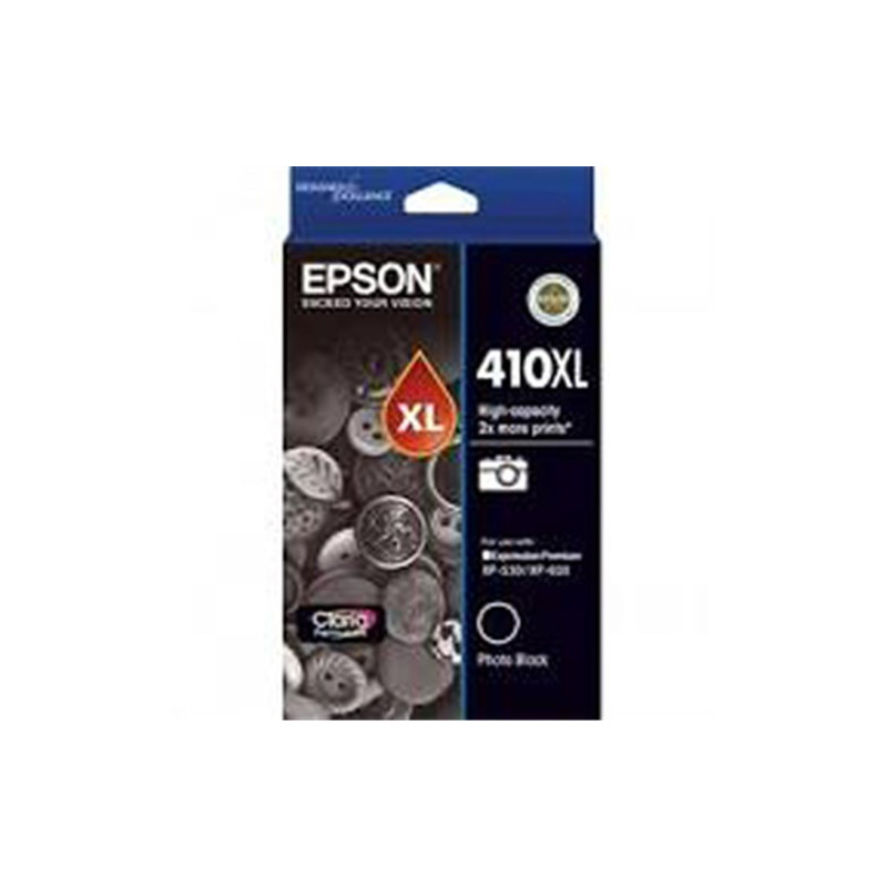 EPSON 410XL HIGH CAP CLARIA PREMIUM PHOTO BLK INK CART XP-530 XP-630
