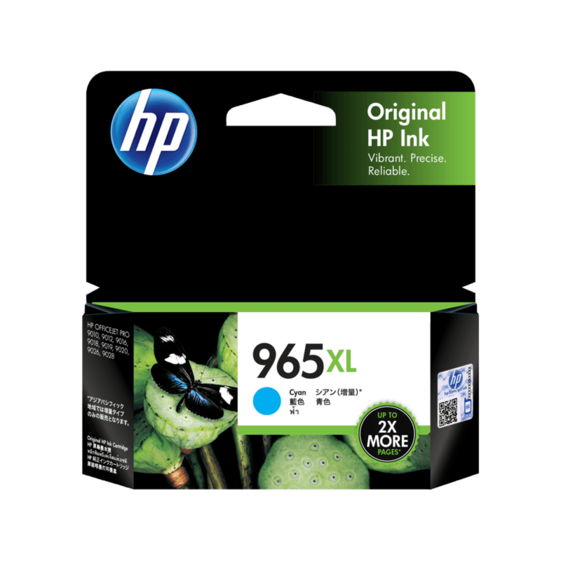 HP 965XL CYAN ORIGINAL INK CARTRIDGE 1600 PAGES