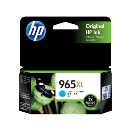 HP 965XL CYAN ORIGINAL INK CARTRIDGE 1600 PAGES