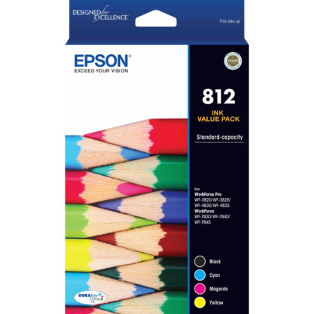 812 STD CAP DURABRITE ULTRA VALUE PACK SUITS WF-3820 3825 4830 4835 7830 7840 7845