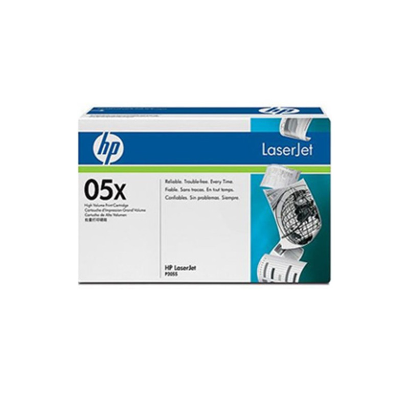 HP 05X BLACK TONER 6500 PAGE YIELD FOR LJ P2055