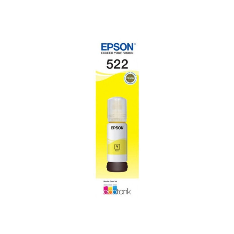EPSON 522 YELLOW INK BOTTLE FOR ECOTANK ET-2710