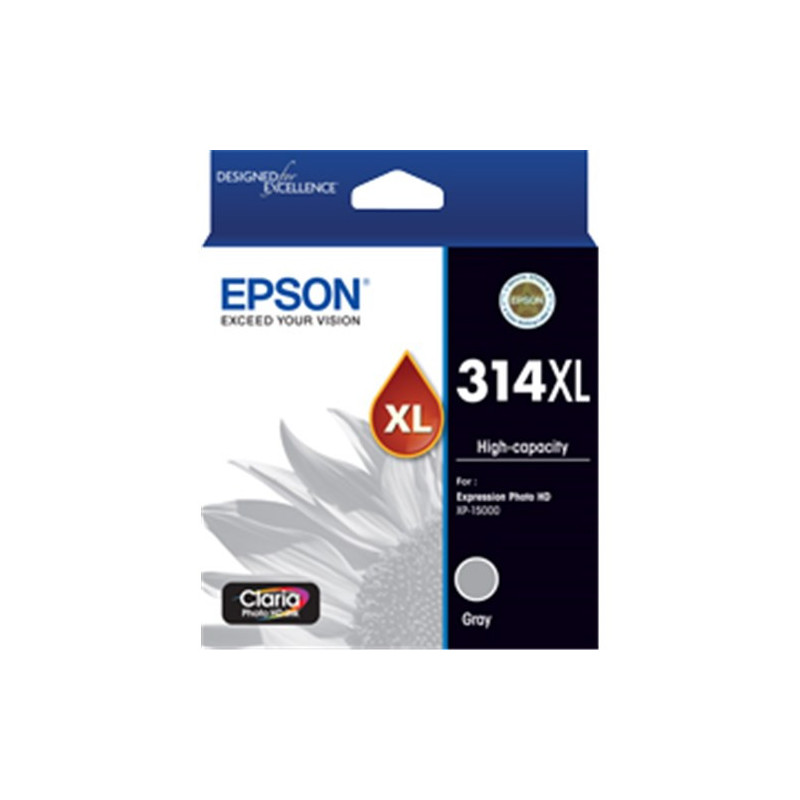 EPSON 314XL GRAY INK CLARIA PHOTO HD FOR EXPRESSION PHOTO XP-15000
