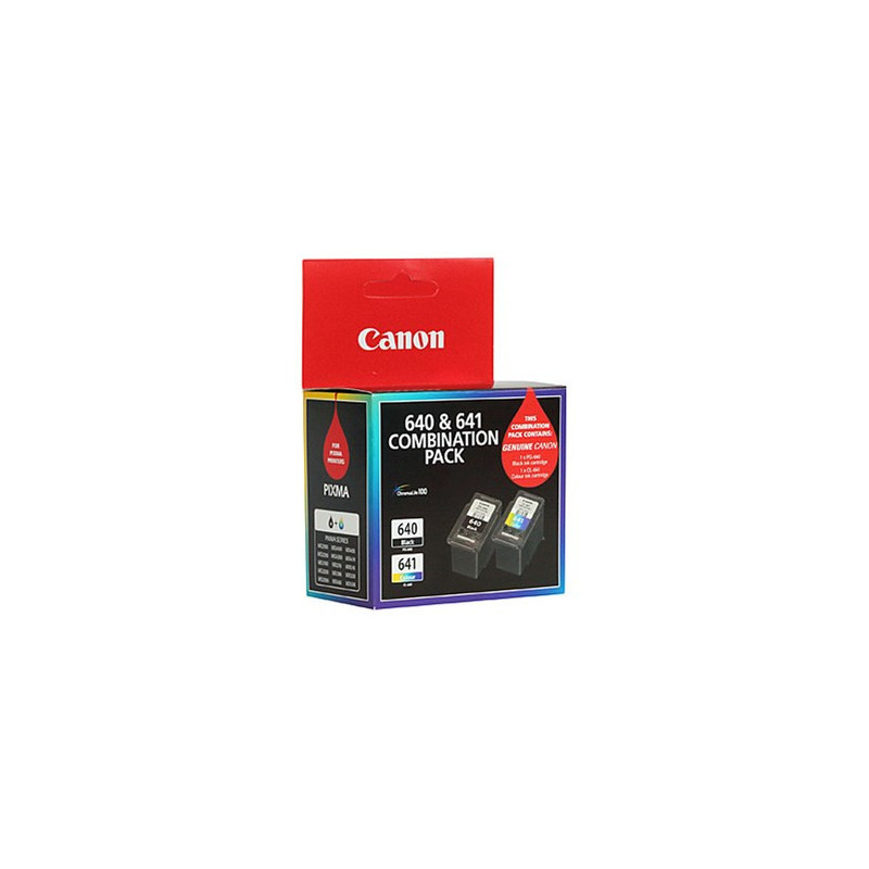 PG640CL641CP 1X PG-640 BLACK 1X CL-641 COLOUR INK CARTRIDGE COMBO PACK