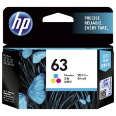 HP 63 TRI-COLOR ORIGINAL INK CARTRIDGE