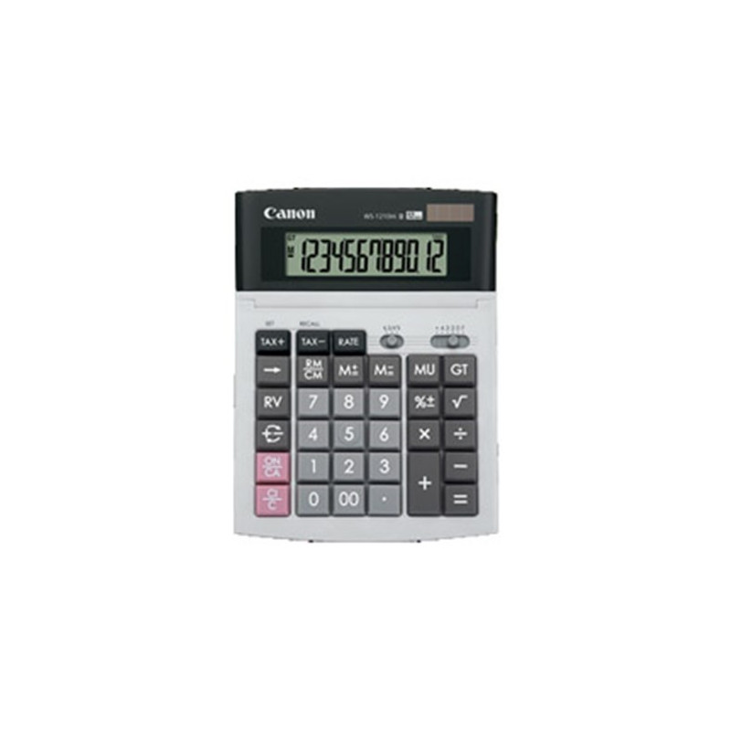 12 DIGIT DESKTOP CALCULATOR DUAL POWER TAX CALC ADJUSTABLE TILT DISPLAY
