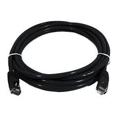 8Ware CAT6A Cable 1m - Black Color RJ45 Ethernet Network LAN UTP Patch Cord Snagless