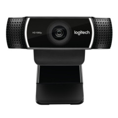 Logitech Webcam HD Pro C922, USB, Monitor Clip, Mini Tripod, H.264,  Stereo Audio.