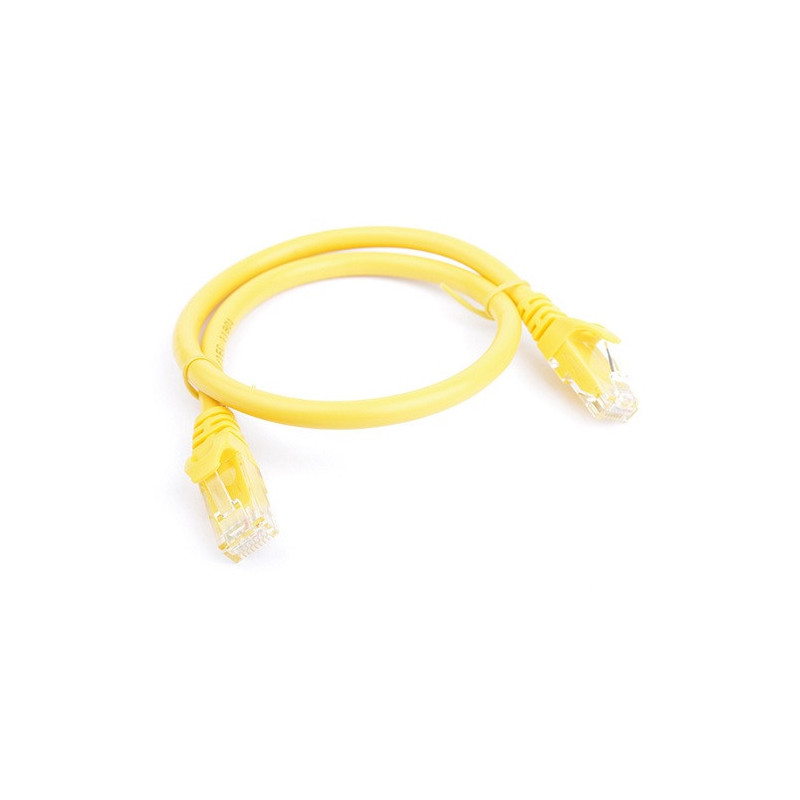 8WR CAB NW-CAT6A-0.25M-SNAGLESS-YELLOW