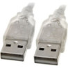 8Ware 3m USB 2.0 Cable - Type A to Type A Male to Male High Speed Data Transfer for Printer Scanner Cameras Webcam Keyboard Mous