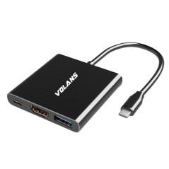 VOL CNV USB-C-M-HDMI-USB3.0-A