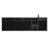Logitech G512 Carbon RGB Mechanical Gaming Keyboard - GX Brown Tactile