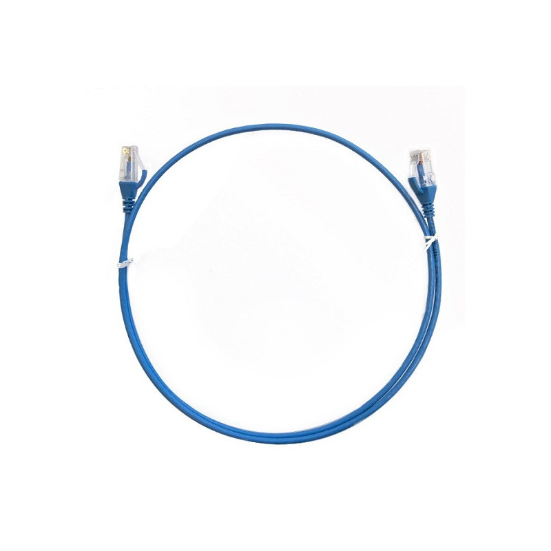 8WR CAB NW-CAT6-0.25M-ULTRA-THIN-BLUE