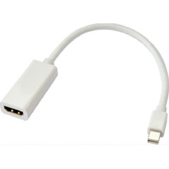 Astrotek Mini DisplayPort DP to HDMI Cable 15cm - 20 pins Male to Female 1080P Adapter Converter for Macbook Pro Air iMac Micros