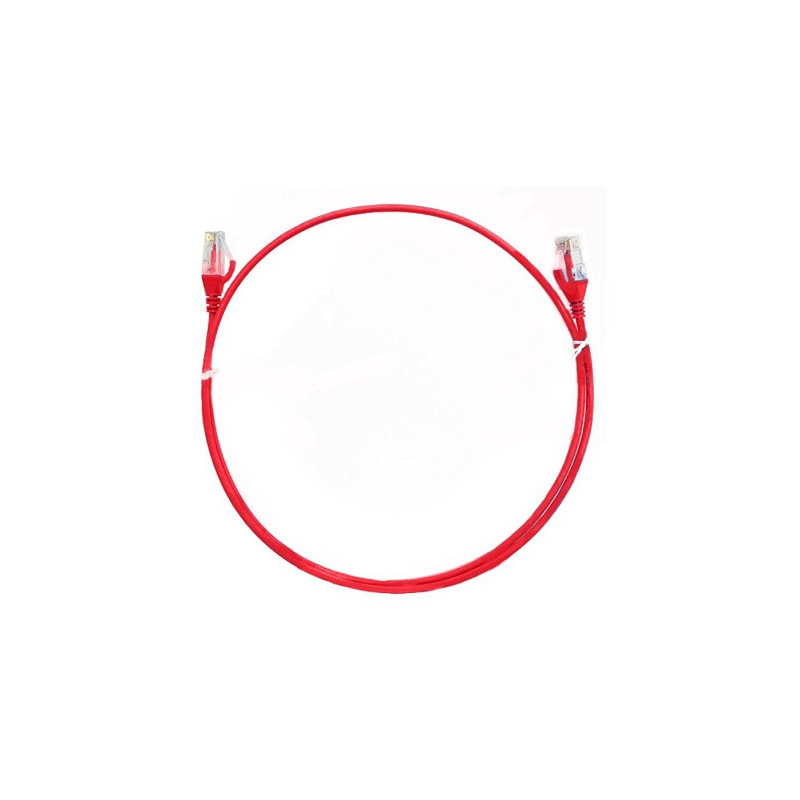 8WR CAB NW-CAT6-2M-ULTRA-THIN-RED