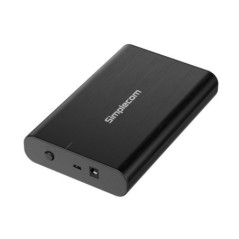 Simplecom SE331 Aluminium 3.5in SATA to USB-C External Hard Drive Enclosure USB 3.2 Gen1 5Gbps