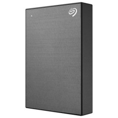 Seagate One Touch With Password 4TB External Portable Hard Drive - Space Grey