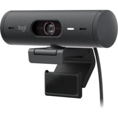 Logitech BRIO 500 Full HD USB-C Webcam with RightLight 4 with HDR - Graphite