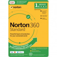 Norton 360 Standard 1 Device (PC/Mac) 1 Year OEM