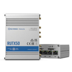 Teltonika RUTX50 - Industrial 5G Router - 5G Dual SIM Cellular - 5 Gigabit Ethernet Ports